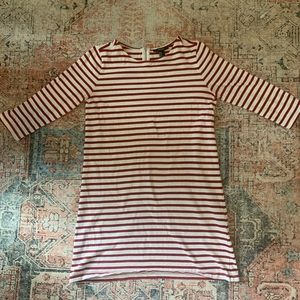 Forever 21 striped boatneck dress